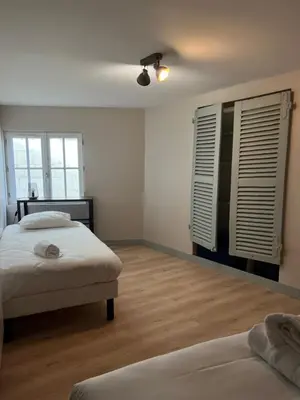 Un ou plusieurs lits dans un hébergement de l'établissement La Maison Tanneur, centre ville historique à 5mn de Beauval