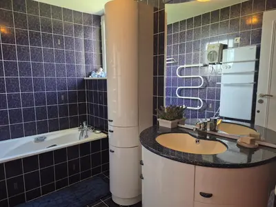 Salle de bains dans l'établissement La Thibaudière - Maison familiale