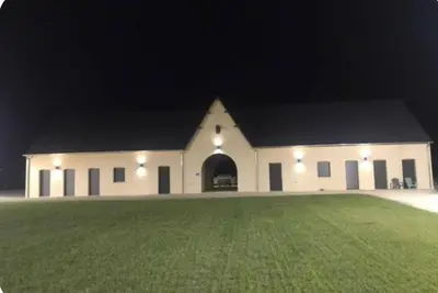 Bâtiment de la tente de luxe