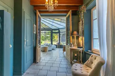 Coin salon dans l'établissement La Sambine - Spacious and Elegant House