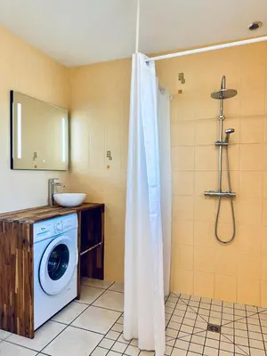 Salle de bains dans l'établissement L Escapade Rurale