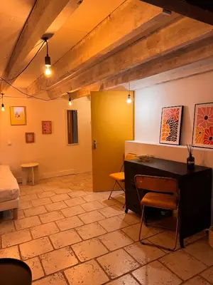 Un ou plusieurs lits dans un hébergement de l'établissement Motel - Usine à Gaz