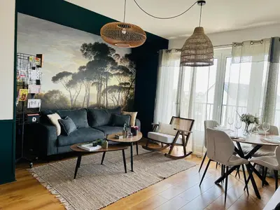 Coin salon dans l'établissement Nid doux