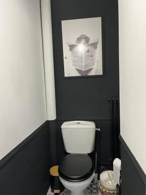 Salle de bains dans l'établissement Nid doux