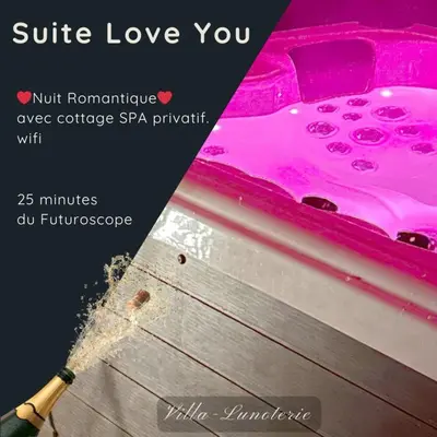 Plan de l'établissement Love You Suite Romantique Spa 25min du futuroscope