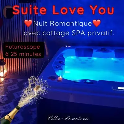 Love You Suite Romantique Spa 25min du futuroscope