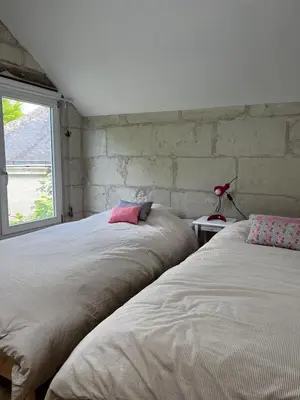 Un ou plusieurs lits dans un hébergement de l'établissement La maison familiale des bords de Loire