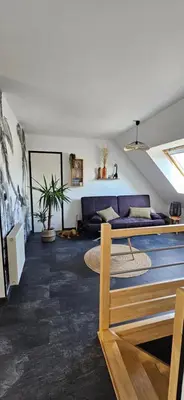 Un ou plusieurs lits dans un hébergement de l'établissement Chambres B&B proche circuit des 24h du Mans