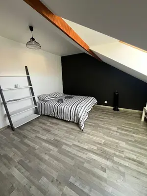 Un ou plusieurs lits dans un hébergement de l'établissement Chambre circuit des 24 heures