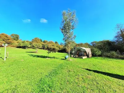 Jardin de l'établissement maison dans la Prairie