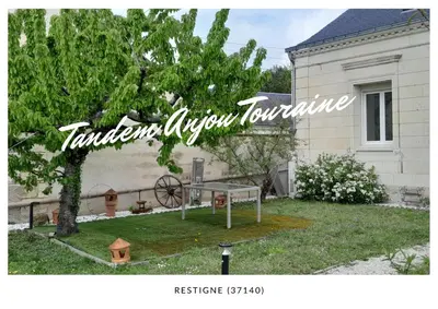 Jardin de l'établissement Tandem Anjou Touraine