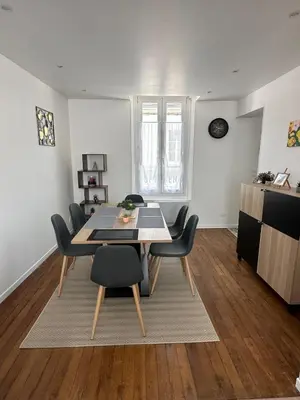 Coin salon dans l'établissement Maison de Village