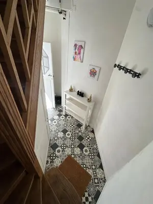 Salle de bains dans l'établissement Maison de Village