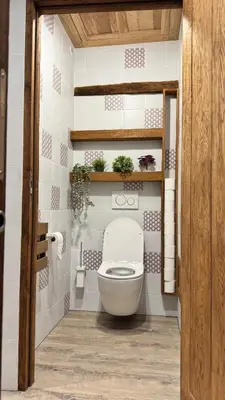Salle de bains dans l'établissement Gîte entier - Alleu des Bois