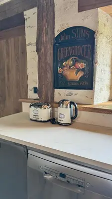 Cuisine ou kitchenette dans l'établissement Gîte entier - Alleu des Bois