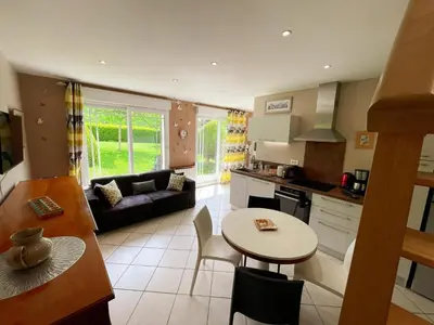 Cuisine ou kitchenette dans l'établissement Charmant gîte à Chailles près de Blois avec jardin et WIFI - FR-1-491-468