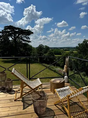 Paysage naturel près de la maison de vacances