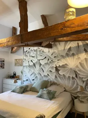 Un ou plusieurs lits dans un hébergement de l'établissement Loft en campagne