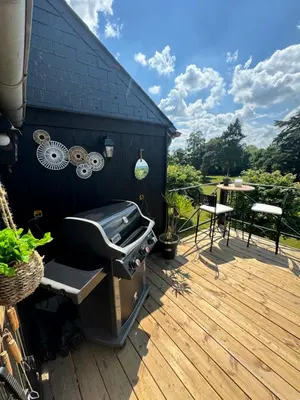 Balcon ou terrasse dans l'établissement Loft en campagne