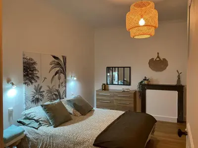 Un ou plusieurs lits dans un hébergement de l'établissement maison 6 personnes 15 min du circuit