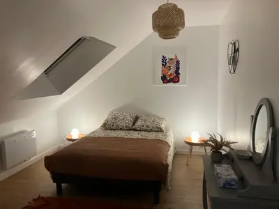 Un ou plusieurs lits dans un hébergement de l'établissement maison 6 personnes 15 min du circuit