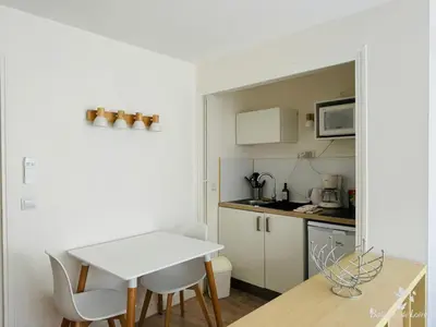 Cuisine ou kitchenette dans l'établissement Studios Balcony de Loire