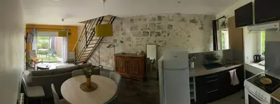 Cuisine ou kitchenette dans l'établissement Saumur Loire chambres et gite