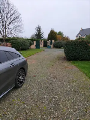 Jardin de l'établissement Maison circuit 24 heures du Mans