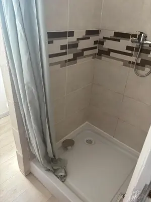 Salle de bains dans l'établissement Appartement centre ville Chateau-Renault