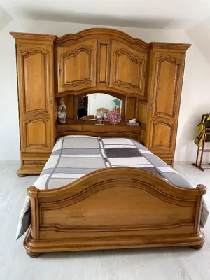 Un ou plusieurs lits dans un hébergement de l'établissement Maison de Martine & Stéphane