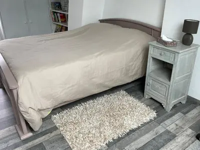 Un ou plusieurs lits dans un hébergement de l'établissement Maison de Martine & Stéphane