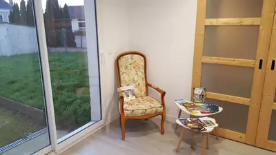 Coin salon dans l'établissement La Maison de Valérie