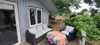 Jardin de l'établissement Charmant Chalet -La Lande - 4 pers-24h du Mans