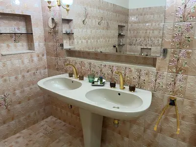 Salle de bains dans l'établissement La Durellerie