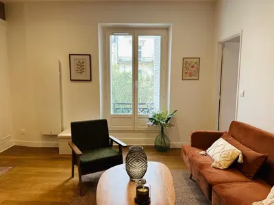 Coin salon dans l'établissement La Suite Saint-Martin