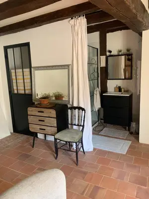 Cuisine ou kitchenette dans l'établissement Maison de charme
