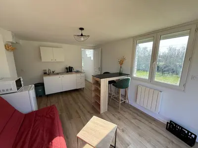 Cuisine ou kitchenette dans l'établissement Appartement type 2 à corné