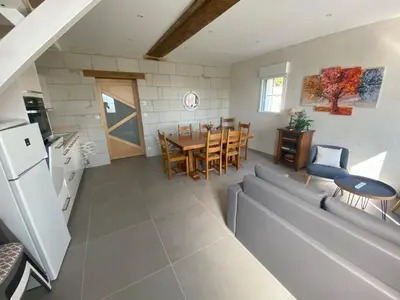 Cuisine ou kitchenette dans l'établissement Gîte Le Boulerot