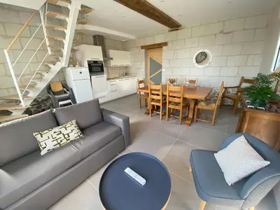 Cuisine ou kitchenette dans l'établissement Gîte Le Boulerot