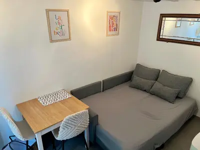 Coin salon dans l'établissement Détente aux beaumonts