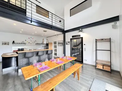 Cuisine ou kitchenette dans l'établissement Le Paddock - Jardin - parking - 4 pers