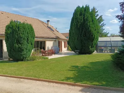 Jardin de l'établissement Chez Thierry et Vero