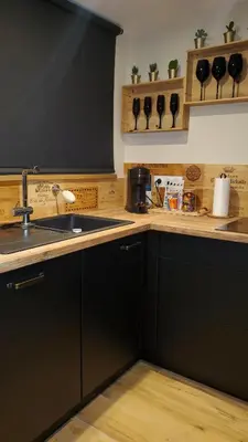 Cuisine ou kitchenette dans l'établissement Wine Not