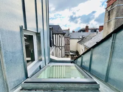 Balcon ou terrasse dans l'établissement Centre-ville, cathédrale, cosy, duplex, le numéro 12