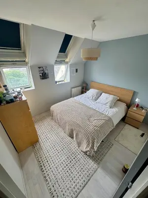 Un ou plusieurs lits dans un hébergement de l'établissement Appartement T3 centre ville 5mn du tramway