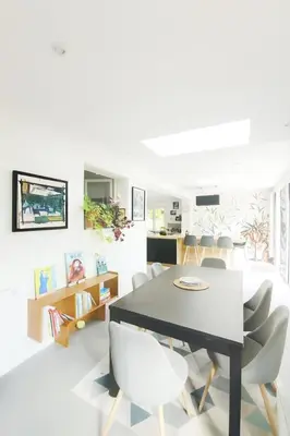 Cuisine ou kitchenette dans l'établissement La parenthèse familiale