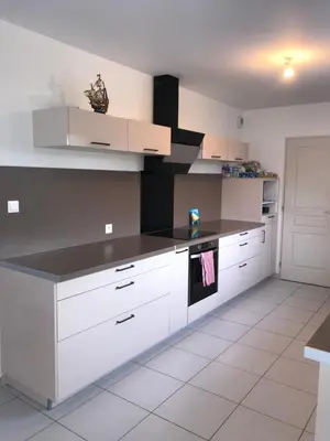 Cuisine ou kitchenette dans l'établissement Chambre double lit King size