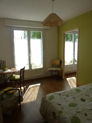 Un ou plusieurs lits dans un hébergement de l'établissement Chambres d'hôtes : La Isla Bonita