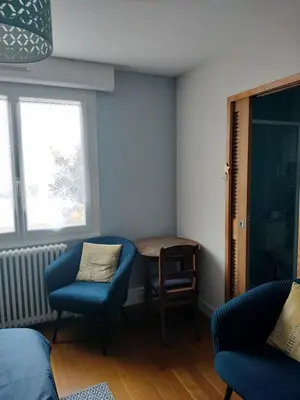 Coin salon dans l'établissement Chambres d'hôtes : La Isla Bonita