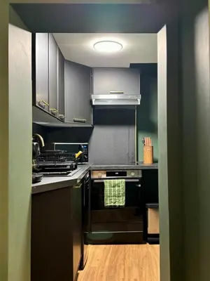 Cuisine ou kitchenette dans l'établissement Le Repère Royal Blois, Hypercentre